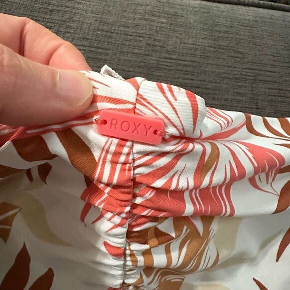 Roxy Printed palm leaf printed Beach Classics Cheeky Bikini Bottoms - Picture 6 of 7